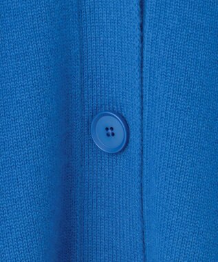 ICB 【洗える】 ソフトカシミヤミックス カーディガン サファイア系