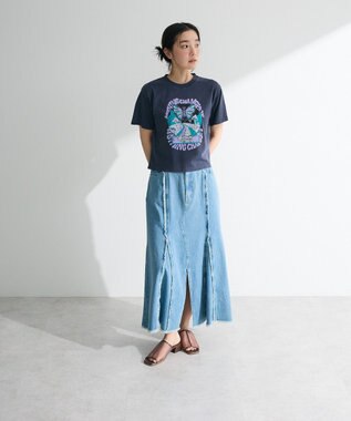 Green Parks ・ＳＵＧＡＲ　ＳＰＯＯＮ　デニムマーメイドスカート Indigo