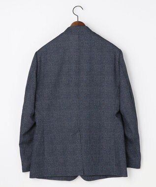 JOSEPH ABBOUD 【キングサイズ・通気性/清涼/軽量/ストレッチ】クールピケストレッチジャケット ネイビー系3