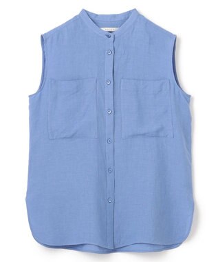 BEIGE， BASILE / バンドカラーシャツ Sax