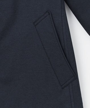 JOSEPH ABBOUD 【キングサイズ・撥水・ストレッチ】インタレースストレッチ ドライビング ジャケット ネイビー系