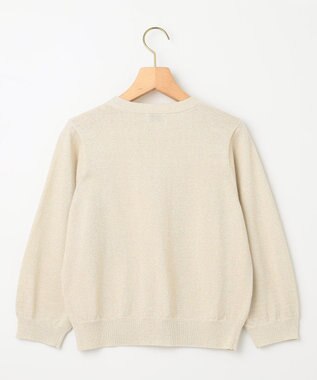 組曲 【WEB限定・2SET】ラメ入りアンサンブルニット シャンパンゴールド系