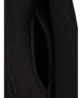 CRAFT STANDARD BOUTIQUE ケーブル柄カットカーディガン1 Black