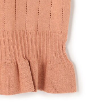 TOCCA IN ROMANCE ペプラム ニットプルオーバー ピンク系