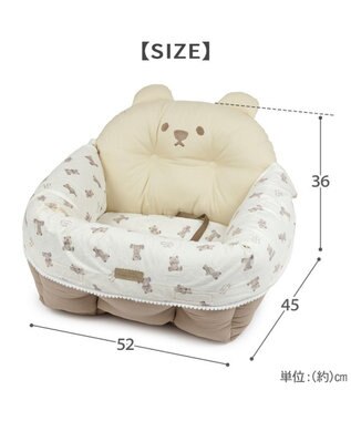 PET PARADISE ペットパラダイス くまちゃん 帆布 ドライブカドラー Ｌ ブラウン