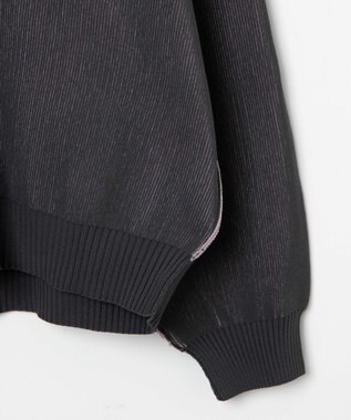 WEGO クリアライトリバーシブルカーディガン ブラック