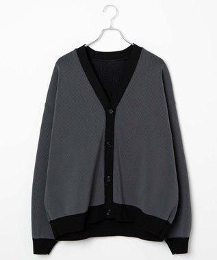 WEGO クリアライトリバーシブルカーディガン ブラック