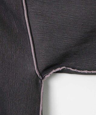 WEGO クリアライトリバーシブルカーディガン ブラック