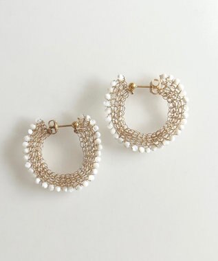 CASUMINO sweet pie 白蝶貝ピアス gold