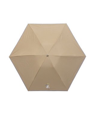 MOONBAT 【遮光率100％/遮熱/UV/軽量】POLO RALPH LAUREN（ポロ ラルフローレン）晴雨兼用日傘  ポロベア 折りたたみ傘 キャメル