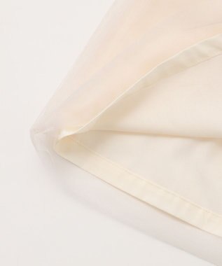 ANY KIDS チュール付き ジャンパースカート エクリュ