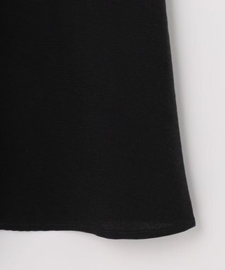 組曲 S 【先行予約】ツイルジャージーペプラム カットソー ブラック系