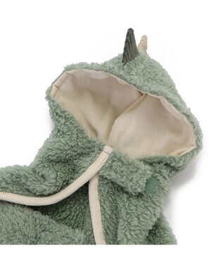 PET PARADISE ペットパラダイス 恐竜 ポンチョ もこもこ 小型犬 緑