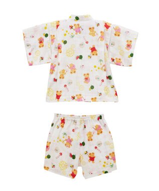 MIKI HOUSE HOT BISCUITS 【ミキハウス】【80-120cm】ミキハウスベア 甚平スーツ 白