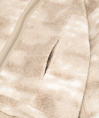 Green Parks スタンドボアジャケット Beige