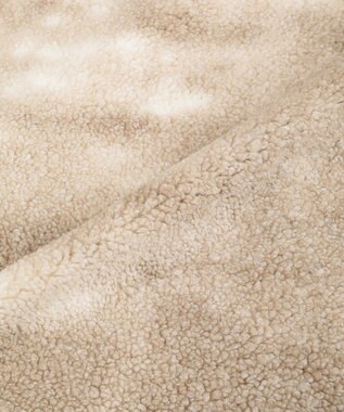 Green Parks スタンドボアジャケット Beige