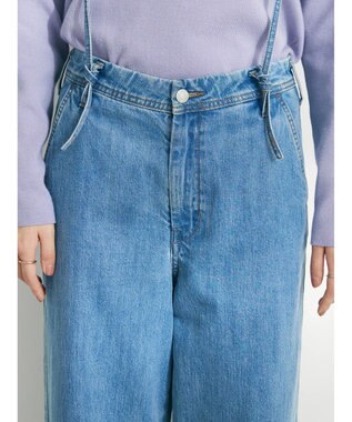 CRAFT STANDARD BOUTIQUE ２ｗａｙサロペットデニムパンツ Light Indigo