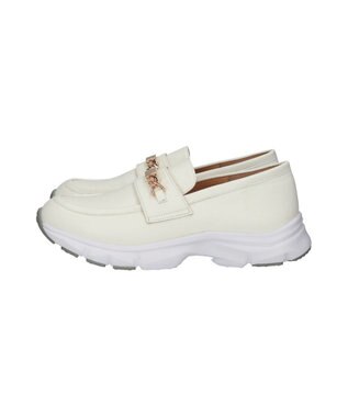 Bridget Birkin 【PARADIS COULEUR】メタルチェーンローファースニーカー オフホワイト