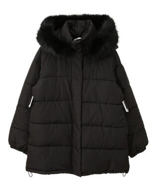 Green Parks ・ｓｗｉｎｇ　ｂｙ　ファイバーダウンベルト付コート Black