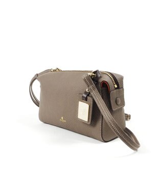 PELLE BORSA シンプルショルダーポシェット Reinette レネット 4717 トープ