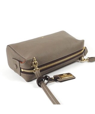 PELLE BORSA シンプルショルダーポシェット Reinette レネット 4717 トープ