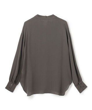 BEIGE， BRISSAC / スタンドカラーブラウス C.Gray