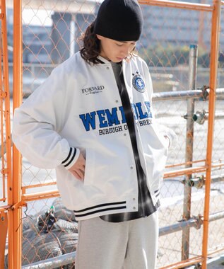 WEGO ワッペンスタジャン ホワイト