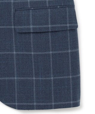 J.PRESS MEN 【KING SIZE】【NEWSTAGE】シルキーリファインドチェック ジャケット/総裏 ダルブルー系4