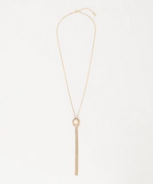 自由区 フリンジパールネックレス ゴールド系