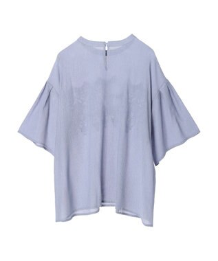 Green Parks ・ＥＬＥＮＣＡＲＥ　ＤＵＥ　ケミカルレースブラウス Blue