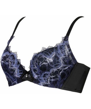 WACOAL 【ハグするブラ】 ブラジャー 体温を感知してカラダになじむ 谷間メイク 脇高設計 レディース BXB418 /ワコール ブラック