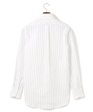 J.PRESS MEN 【PREMIUM PLEATS / 形態安定】スーピマコットンボールドストライプ ドレスシャツ / B.D. ネイビー系2