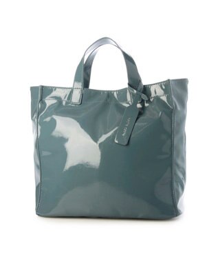 UNBILLION カシュカシュ cachecache / ソフトエナメルスクエア手提げトート