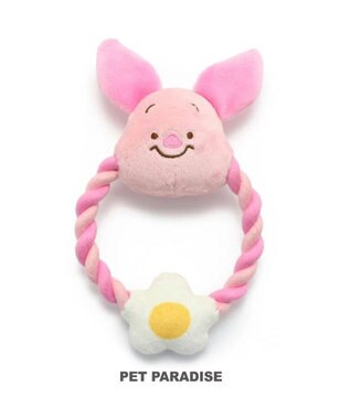 PET PARADISE ディズニー くまのプーさん ロープ おもちゃ 《プーさん/ピグレット/ティガー》