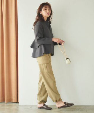 Feroux 【ONWARD CROSSET MAG掲載】パラシュートカーゴ パンツ カーキ系