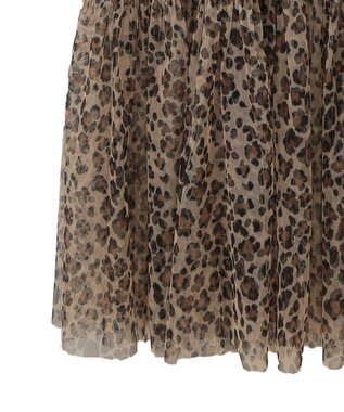 AMERICAN HOLIC チュールキャミワンピース Leopard