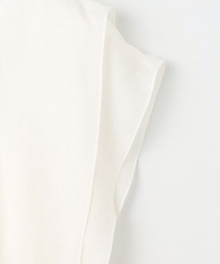 自由区 【カタログ掲載・接触冷感・洗える】シアーラミーローンフリル ブラウス オフ