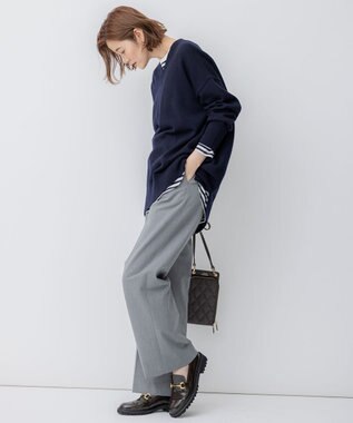 23区 【新色追加】キルティング スマホ ポシェット ブラウン系