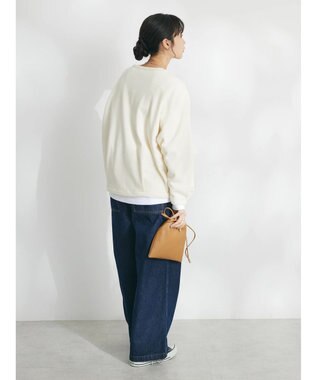 CRAFT STANDARD BOUTIQUE 裏毛リングドットカーディガン Ivory