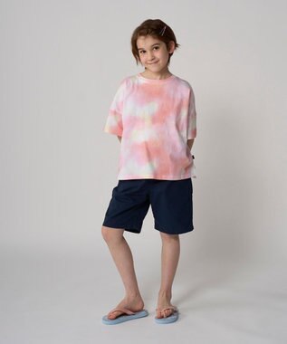 OP／FILA 【RUSTY】ニコちゃん×タイダイ柄半袖Tシャツ