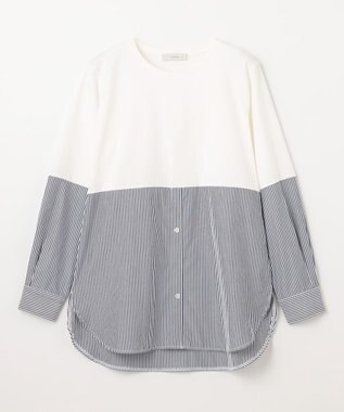 ANY L コンビネーションテールＴ オフ×ストライプ