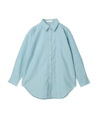 Green Parks オックス先染めシャツ Green