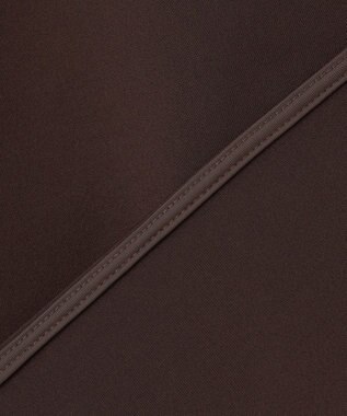 UNFILO BEAUTY FORM JERSEY Light バックZIPトップス ブラウン