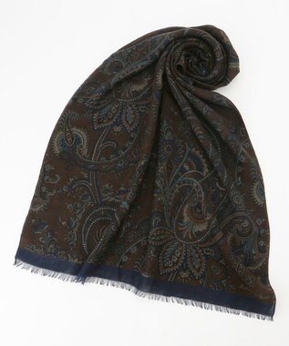 【イタリアHolliday&Brown社製】ペイズリープリント ストール