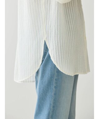 AMERICAN HOLIC ドビーストライプシャツ Ivory