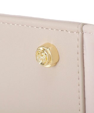 Maison de FLEUR 撥水加工マルチポケットキャリーオンバッグ Grayish Pink