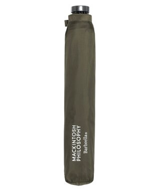 MOONBAT 【Begin12月号掲載/大きめ】マッキントッシュ フィロソフィー 折りたたみ傘 Barbrella 超軽量 約125g 無地 60cm カーキー