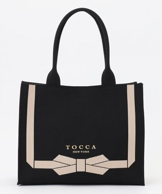 TOCCA TOUCHER KNIT BAG ニットバッグ ブラック系