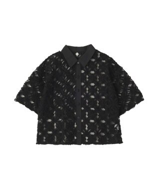 AMERICAN HOLIC アートレース半袖シャツ Black