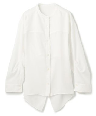 GRACE CONTINENTAL バックシャンオーバーシャツ ホワイト
